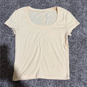 Cream Women's Top